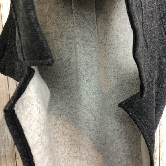 Joy Lab Sleeveless Hoodie Fleece Lined Hi Lo Style - Picture 5 of 8